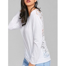 Backless Lace T-shirt